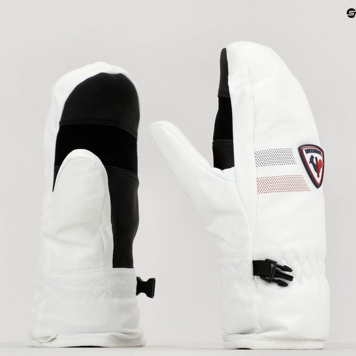 Children's ski gloves Rossignol Roc Impr M white 6