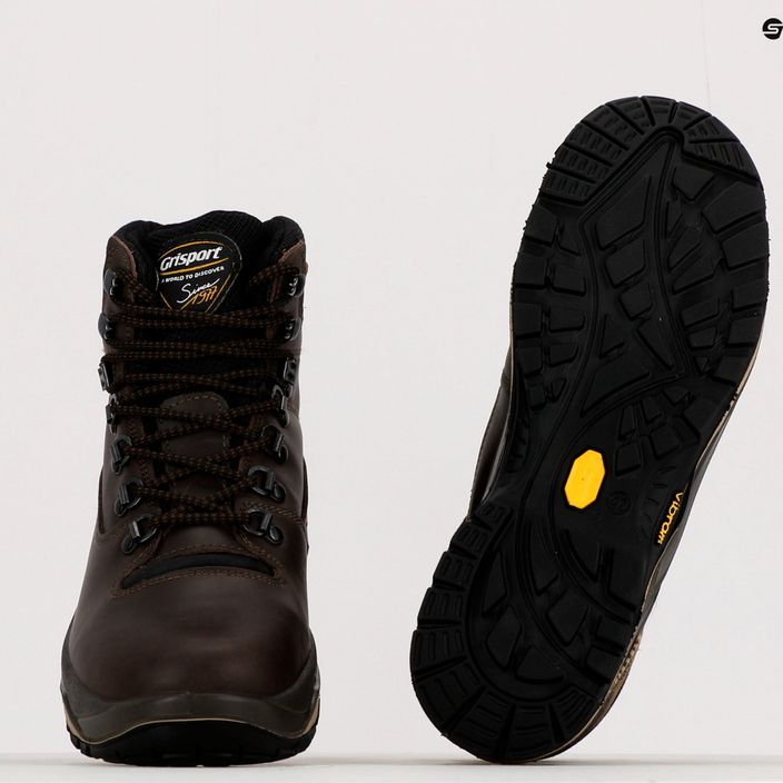 Grisport men's trekking boots brown 11205D15G 12