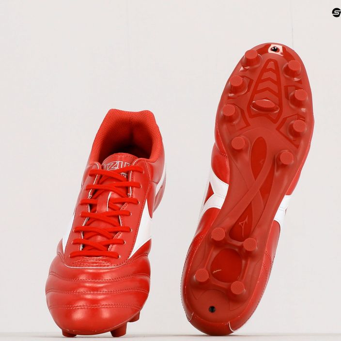 Mizuno Morelia II Club MD men's football boots red P1GA221660 12
