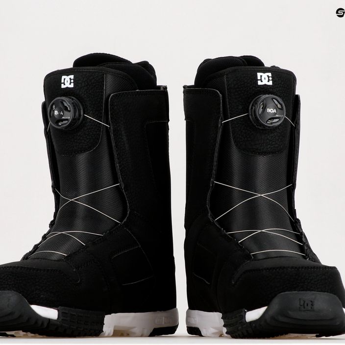 Men's snowboard boots DC Phase Boa Pro black/white 14