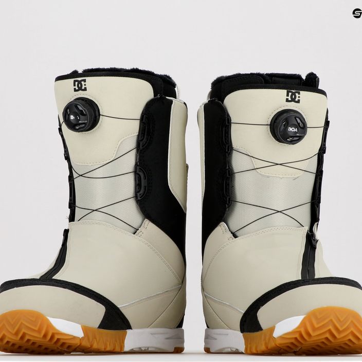 Men's snowboard boots DC Transcend off white/gum 13