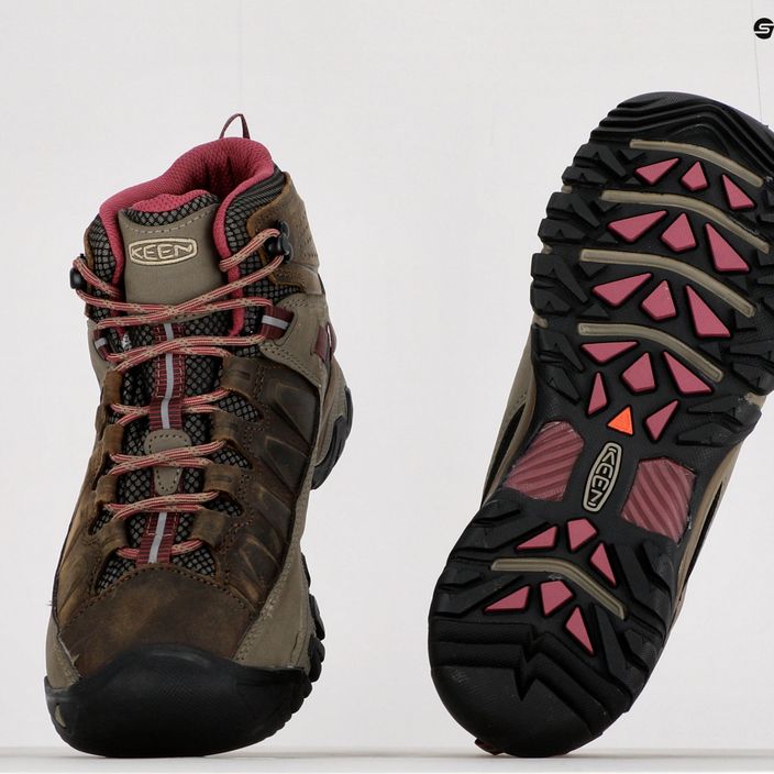 Women's trekking shoes KEEN Targhee III Mid grey 1023040 18