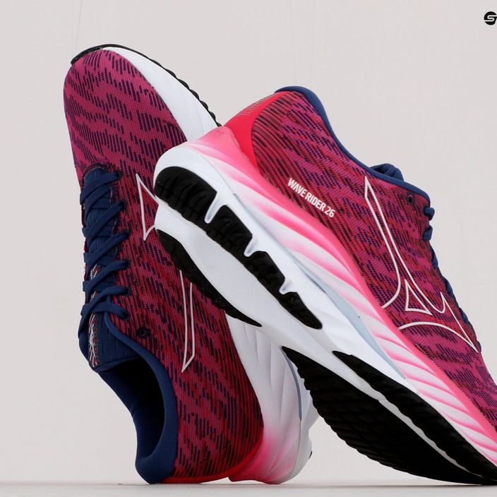 Women's running shoes Mizuno Wave Rider 26 pink J1GD220327 14