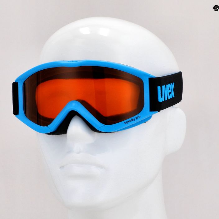 UVEX children's ski goggles Speedy Pro blue/lasergold 55/3/819/40 7