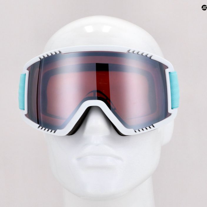 HEAD Contex silver/turquoise ski goggles 392821 7