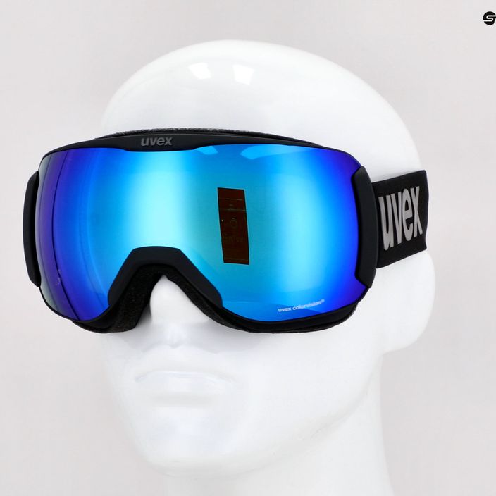 UVEX Downhill 2100 CV ski goggles black mat/mirror blue colorvision green 55/0/392/20 7