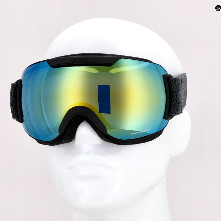 Ski goggles UVEX Downhill 2000 FM black mat/mirror orange blue 55/0/115/25 7