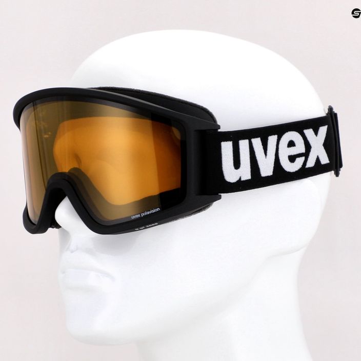 UVEX ski goggles G.gl 3000 P black mat/polavision brown clear 55/1/334/20 7