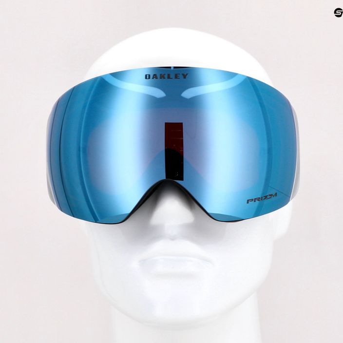 Oakley Flight Deck matte black/prizm snow sapphire iridium ski goggles OO7050-20 5
