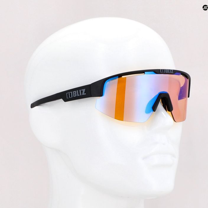 Bliz Matrix Nano Optics Nordic Light matt black/coral/orange blue multi 52104-13N cycling glasses 11