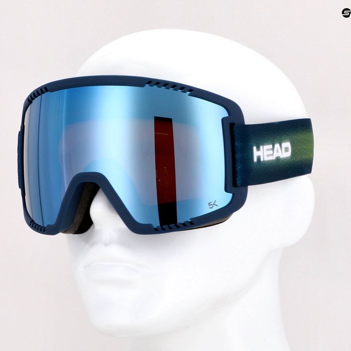 HEAD Contex Pro 5K EL blue/shape ski goggles 392622 10