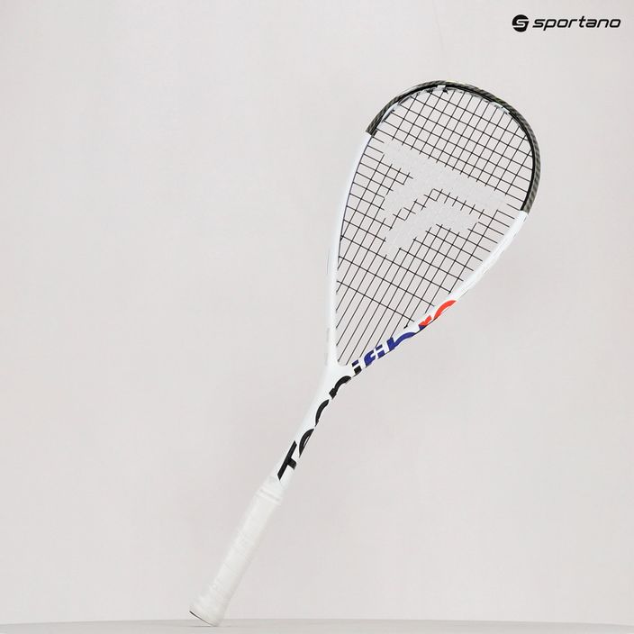 Tecnifibre Carboflex 130 X-Top squash racket white 12CAR130XT 16
