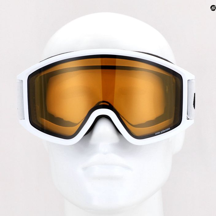UVEX ski goggles G.gl 3000 P white mat/polavision brown clear 55/1/334/10 10