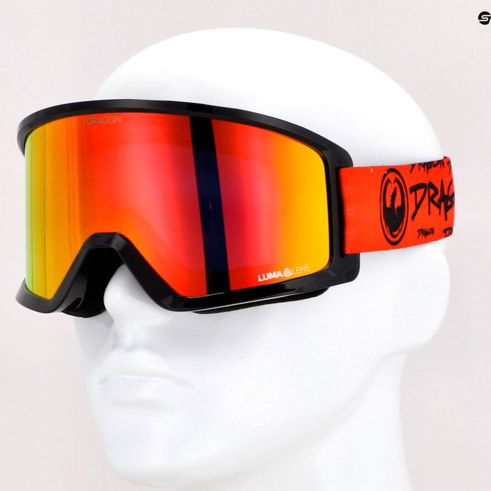 DRAGON DX3 OTG tag/lumalens red ion ski goggles 12