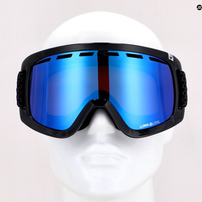 DRAGON D1 OTG split/lumalens blue ion/lumalens amber ski goggles 34798/6032334 11