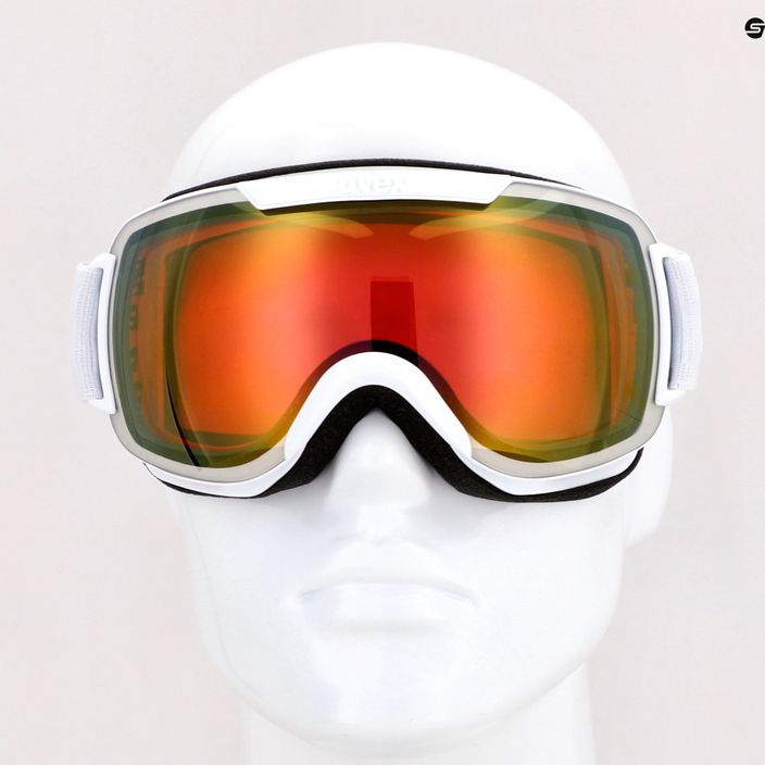 Ski goggles UVEX Downhill 2000 FM white/mirror pink rose 55/0/115/12 8