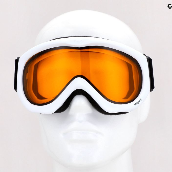 Ski goggles UVEX Magic II white/lasergold lite clear 55/0/047/10 9