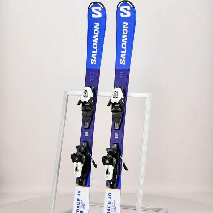 Children's downhill skis Salomon S Race Jr. + C5 blue L47042100 16