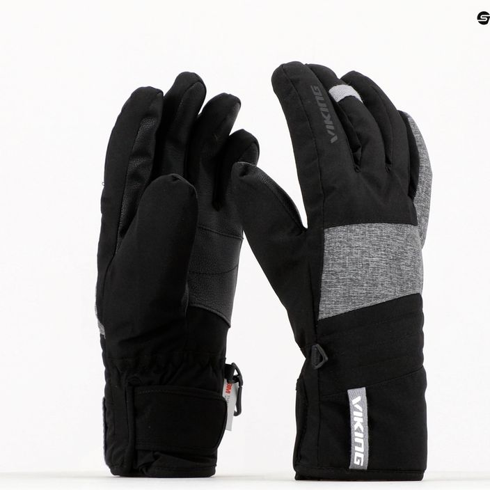 Viking Espada men's ski gloves black/grey 113/24/4587 9