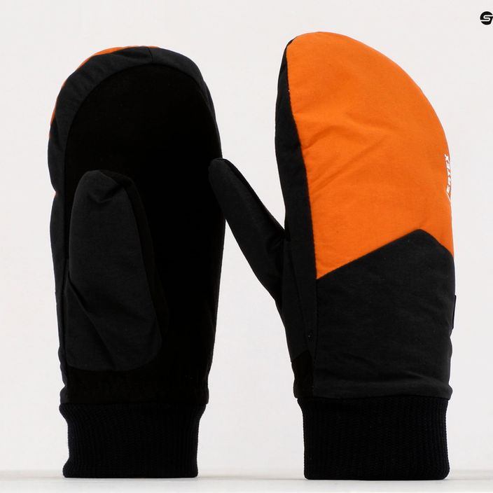 Salewa children's trekking gloves Ptx/Twr black/orange 00-0000028518 9