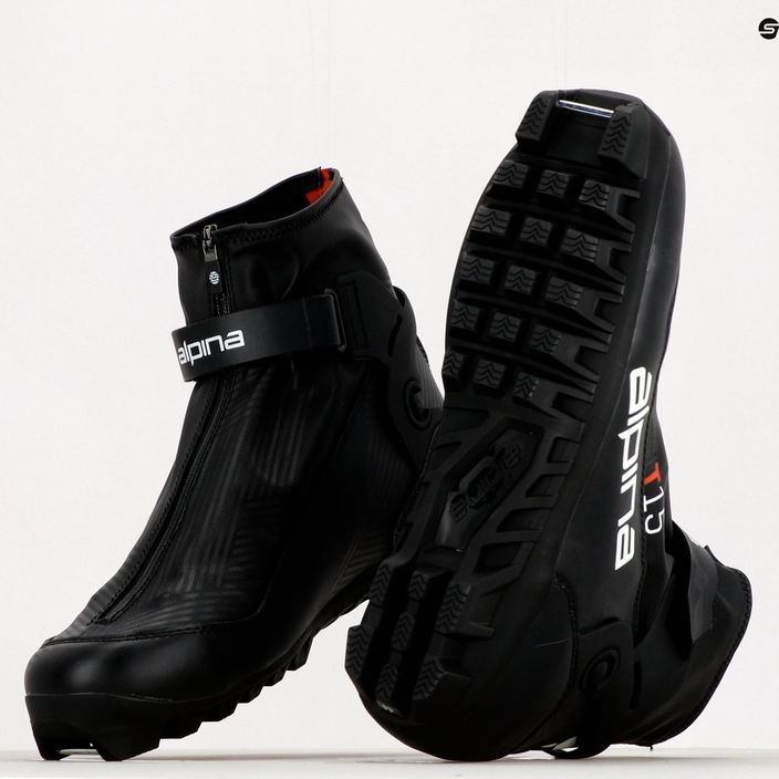 Men's cross-country ski boots Alpina T 15 black/red 17