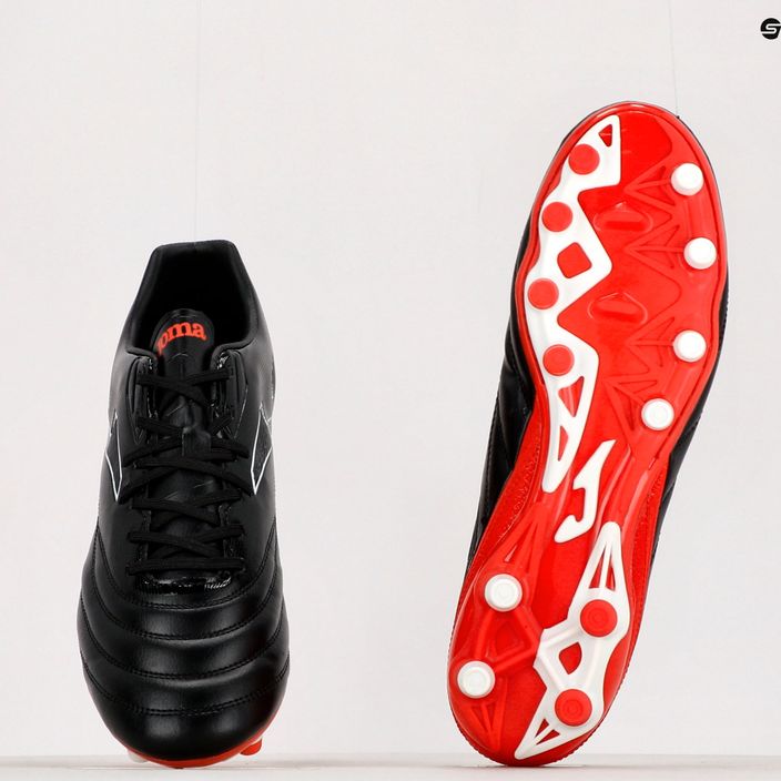 Men's Joma Numero-10 FG football boots black/red 18