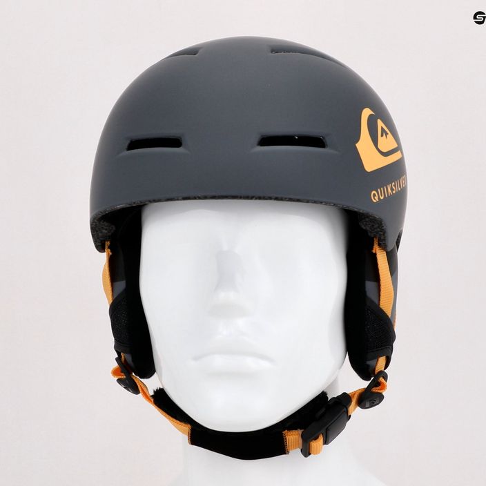 Quiksilver Theory M HLMT grey snowboard helmet EQYTL03033-KZM0 9
