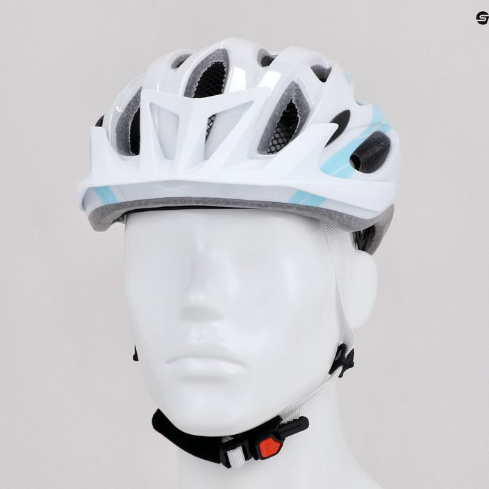 Bicycle helmet Alpina MTB 17 white/light blue 9