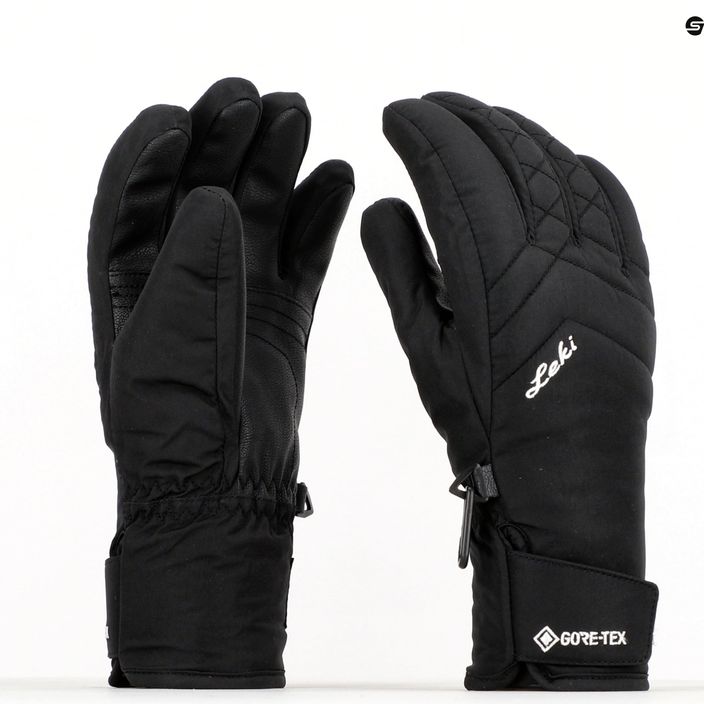 LEKI Sveia Gtx Lady Ski Gloves Black 649804201 5