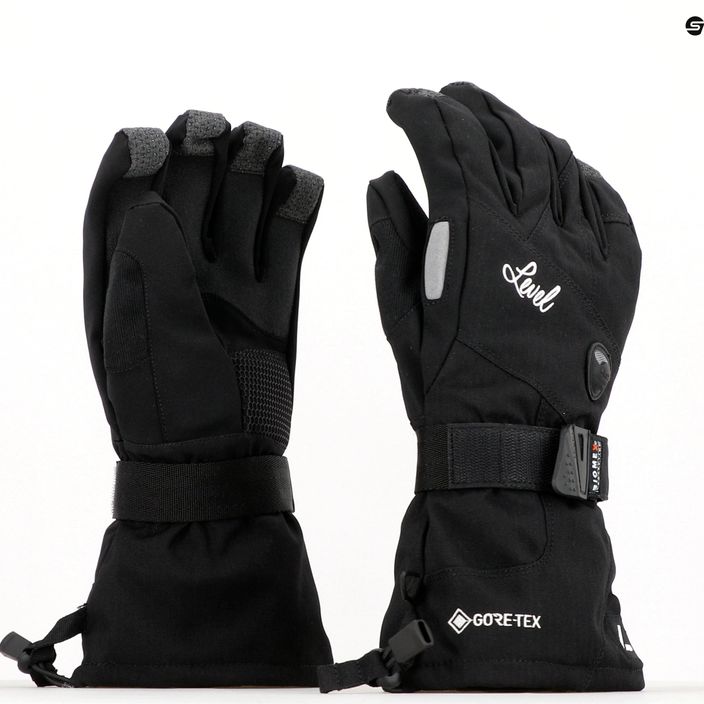 Women's snowboard gloves Level Half Pipe Gore Tex black 1021 6