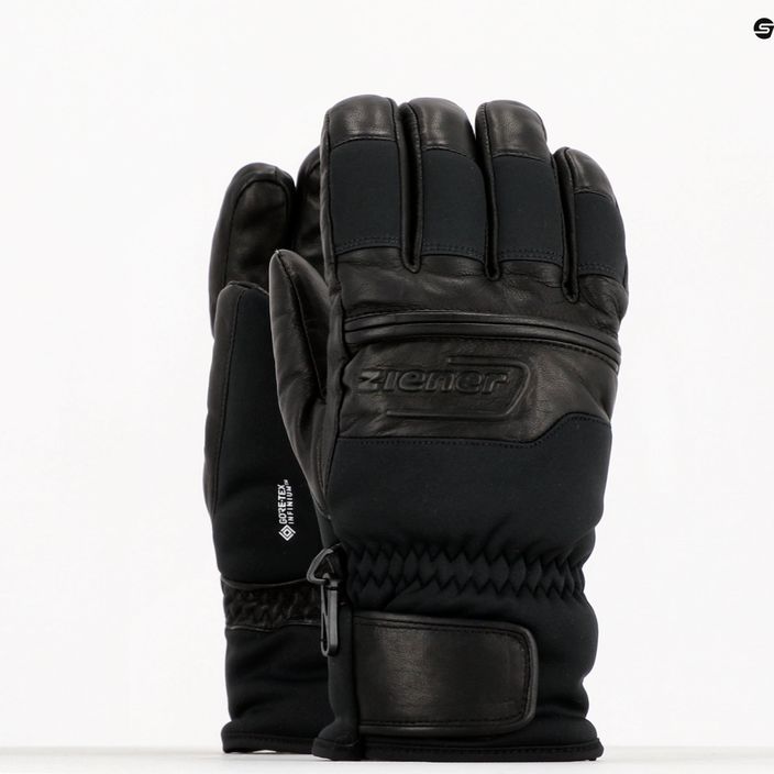 Men's ski glove ZIENER Gippo Gtx Inf Pr black 801057.12 6