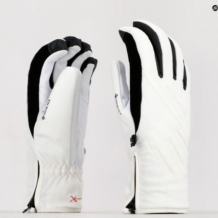 Women's KinetiXx Ashly Ski Alpin GTX Gloves White 7019-150-02 6
