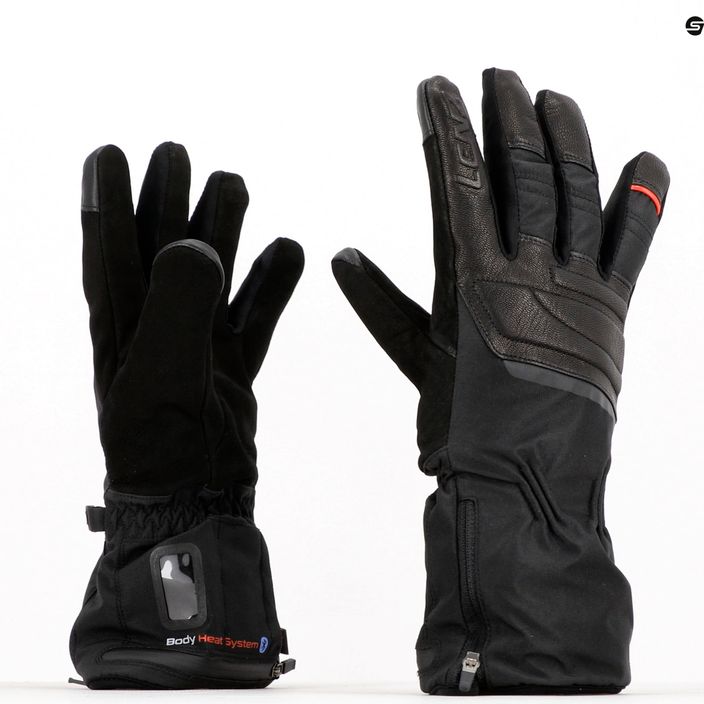 Lenz Heat Glove 6.0 Finger Cap Urban Line heated ski glove black 1205 9