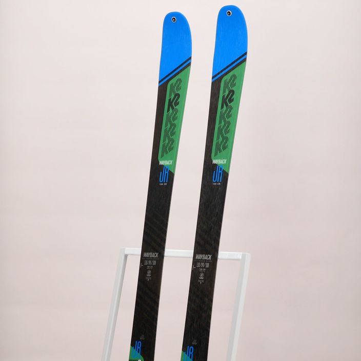 K2 Wayback Jr children's skate ski blue-green 10G0206.101.1 13