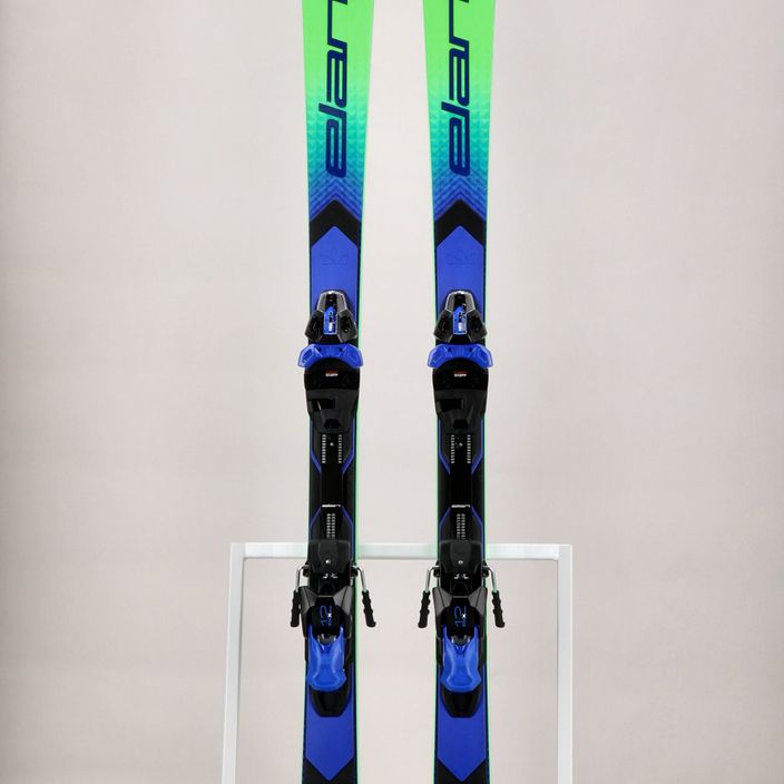 Elan Ace SCX Fusion + EMX 12 downhill skis green-blue AAJHRC21 14