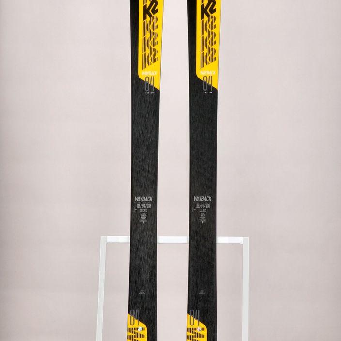 K2 Wayback 84 grey-yellow skate ski 10G0203.101.1 13