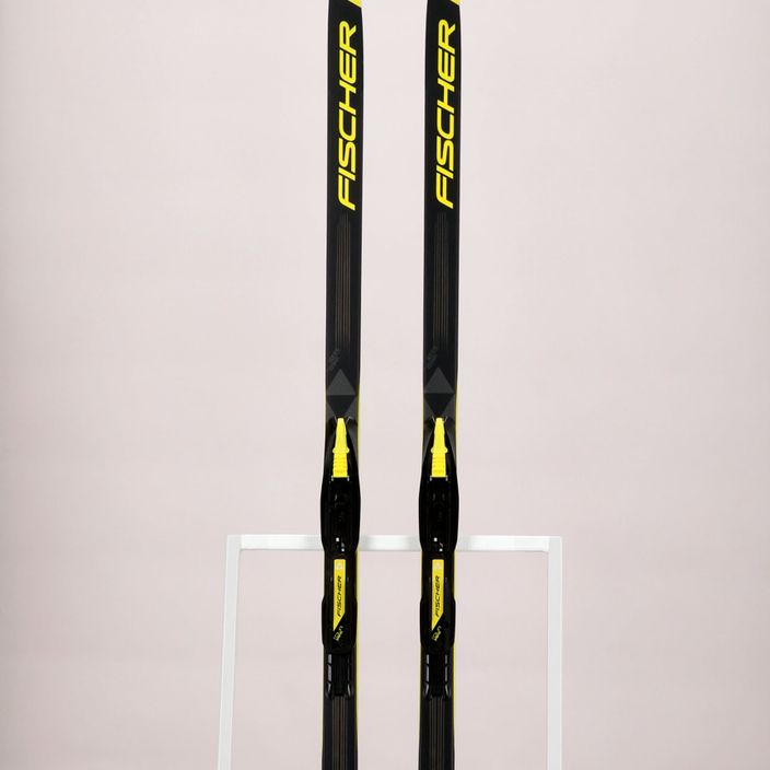 Fischer Sprint Crown + Tour Step-In children's cross-country skis black and yellow NP63019V 14