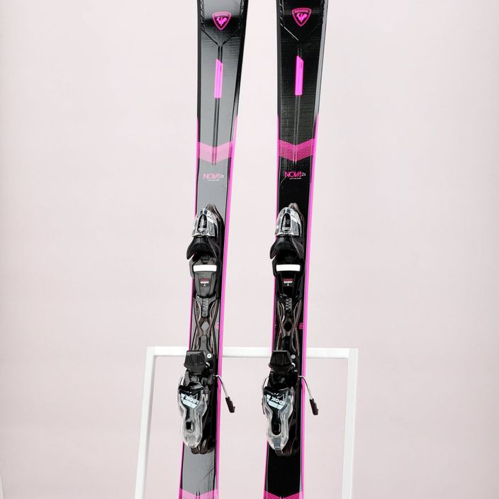 Women's downhill skis Rossignol Nova 2S + Xpress W 10 GW black/pink 12