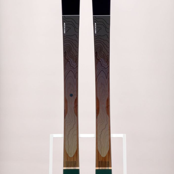 Men's Atomic Backland 95 + Skins black/green skis AAST01604 13