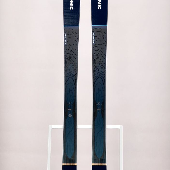 Men's Atomic Backland 85 + Skins skis black AAST01614 11