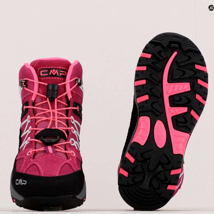 CMP Rigel Mid children's trekking boots pink 3Q12944 13