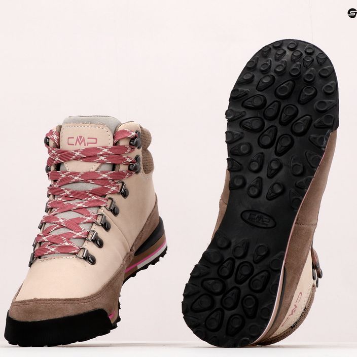Women's trekking boots CMP Heka Wp white 3Q49556 20