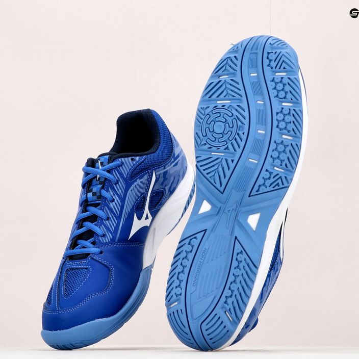 Men's tennis shoes Mizuno Breakshot 3 AC navy blue 61GA214026 18