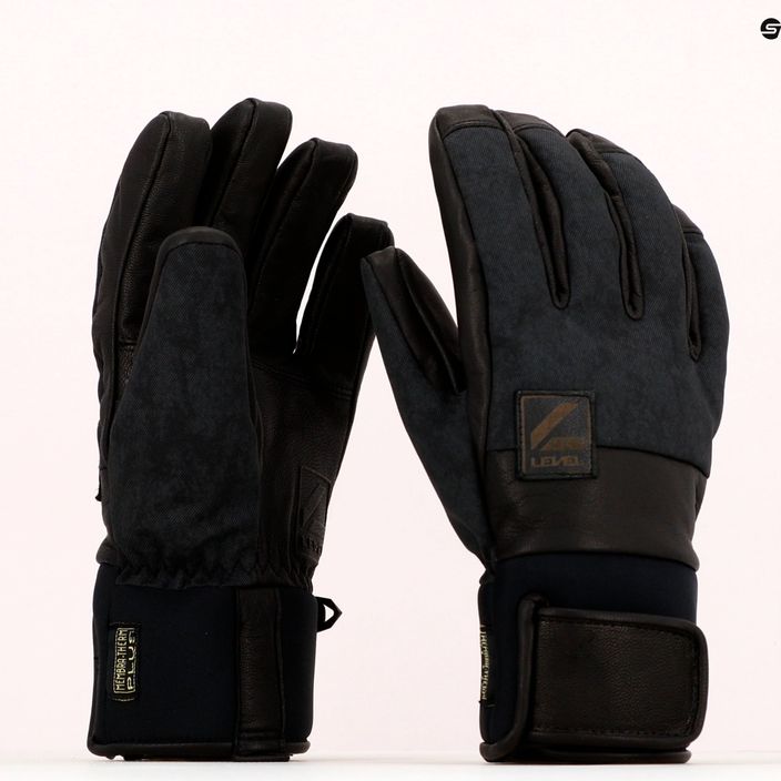 Men's snowboard gloves Level Rover black 2220 7