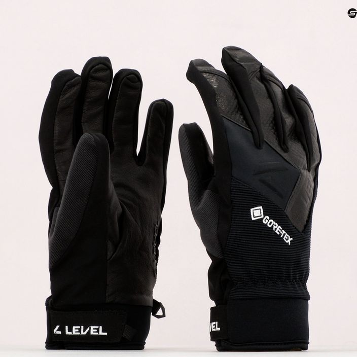 Men's snowboarding gloves Level Suburban Gore Tex black 2334 7