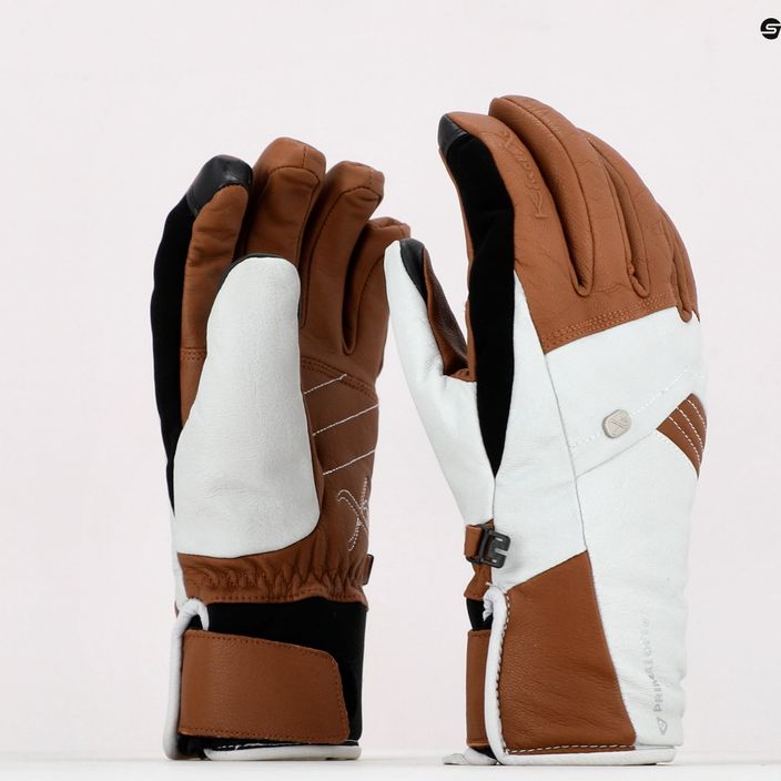 Women's KinetiXx Annouk Ski Alpin Gloves White 7020-190-05 6