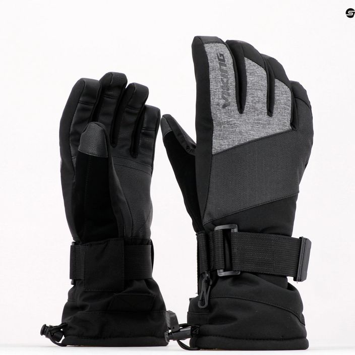 Women's ski gloves Viking Eltoro black/grey 161/24/4244 9
