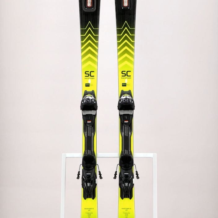 Völkl Racetiger SC Black + VMotion 10 GW black/yellow 122061/6562U1.VA downhill skis 12