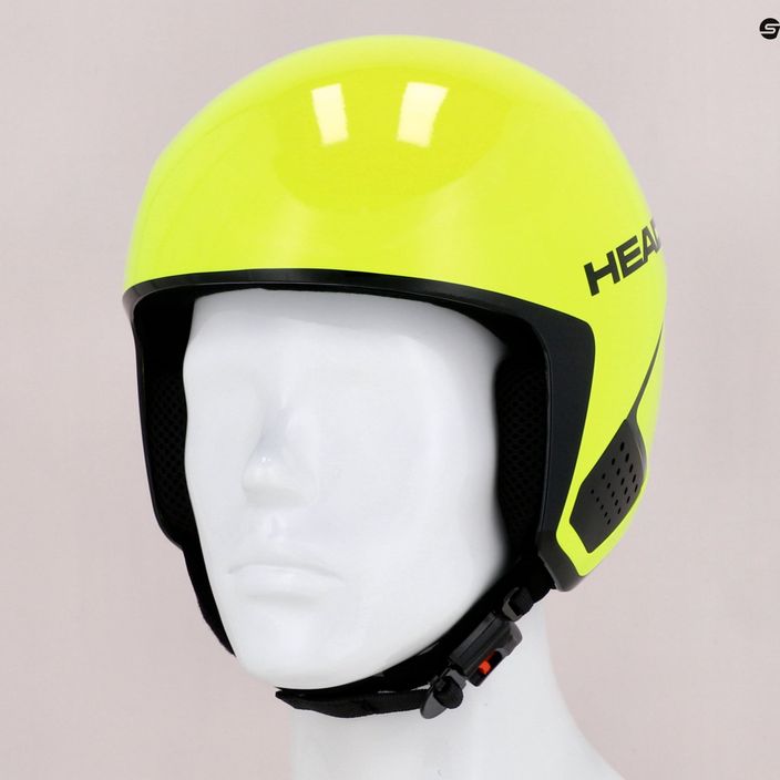 HEAD Downforce Jr children's ski helmet yellow 320310 12