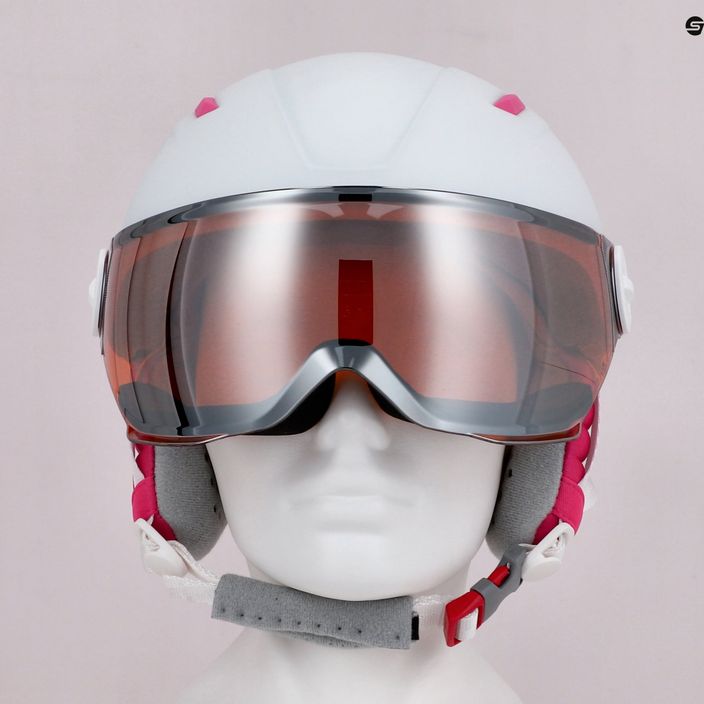 HEAD Maja Visor S2 children's ski helmet white 328172 11